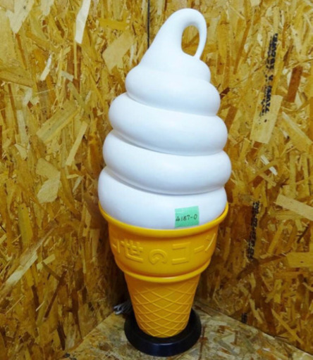 (4187-0）☆日世☆ ソフトクリーム 電飾看板 店頭用♪