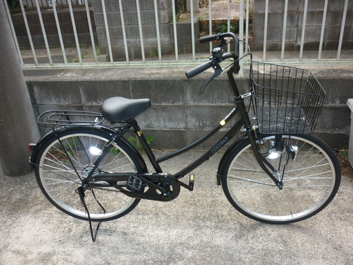 新品未使用の自転車（２４インチ・黒色）をお譲りします