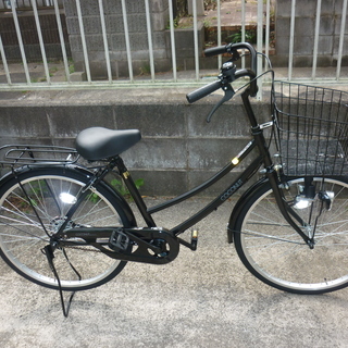 新品未使用の自転車（２４インチ・黒色）をお譲りします