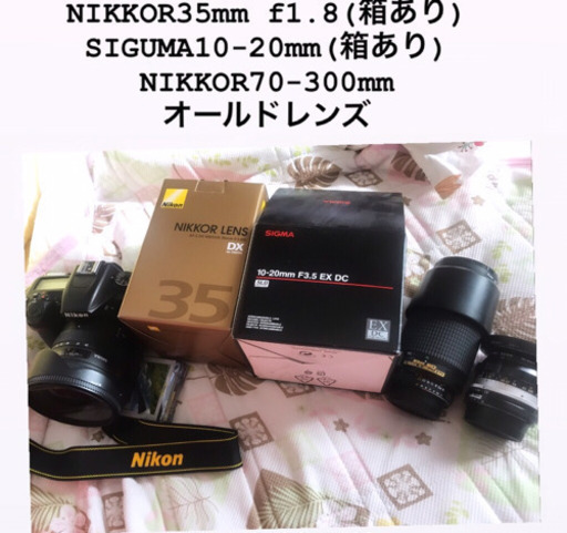 NIKON 広角レンズ、望遠レンズ、単焦点レンズ