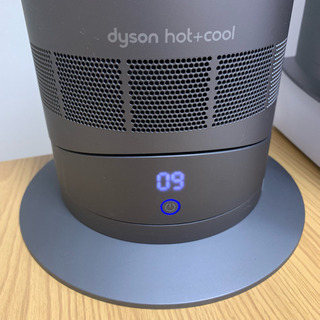 ★美品 Dyson Hot＆Cool AM09 ダイソン セラミックファンヒータ ダイソン Dyson Hot + Cool AM09 ファンヒーター [ホワイト/ニッケル