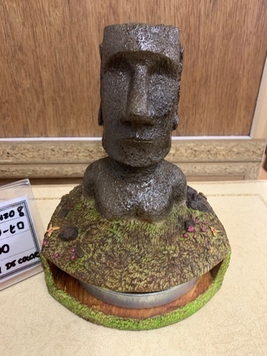 モアイ像の蚊取り線香たてを入荷致しました Wankagroup 邑楽のインテリア雑貨 小物 置物 オブジェ の中古あげます 譲ります ジモティーで不用品の処分