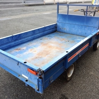 チクスイ 運搬車 ES60 平ボディ 4輪 筑水 セル付 チクスイ 運搬車 ES60 平ボディ 4輪 筑水 セル付