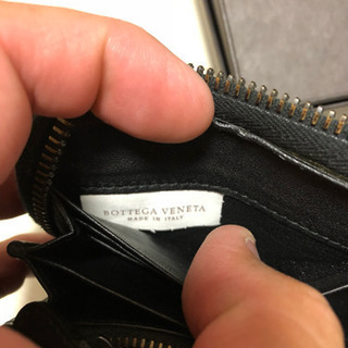 ボッテガ  ラウンドファスナー黒  美品