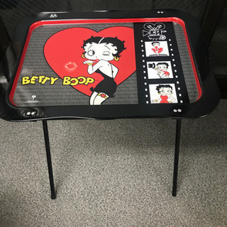 ベティー BETTY BOOP スチール製 簡易テーブル アウト...