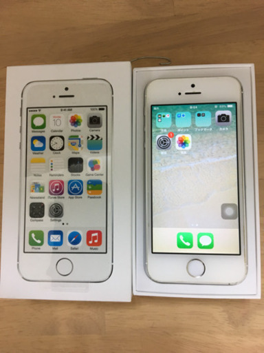 アップル ソフトバンク iPhone 5S ホワイト16GB 初期化済 元箱入 美品