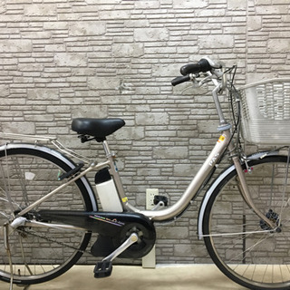 東京23区配達無料 新基準 ヤマハ パス 4Ah リチウム 電動自転車 中古 26☆