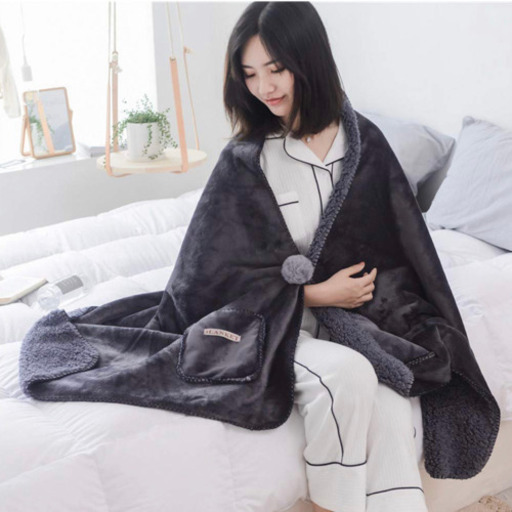 新品 着る毛布 ポンチョ Momo 儀保の寝具 毛布 ブランケット の中古あげます 譲ります ジモティーで不用品の処分