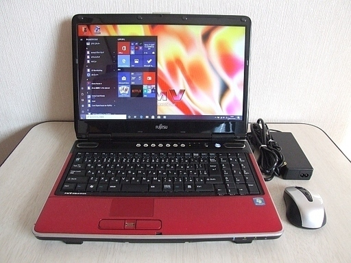 高速SSD240GB搭載　Fujitsu FMV-BIBLO NF/G70 ノートパソコン　15