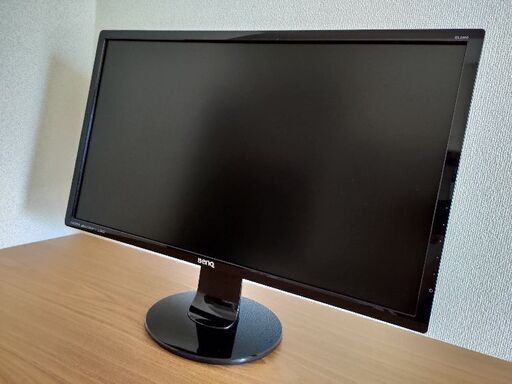 【美品】無料の台つき BENQ 24インチ デスクトップPCモニター 2015年購入 ほぼ使用せずに箱内保管 HDMI端子あり