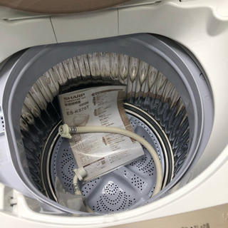 SOUL'd OUT大容量7キロ洗濯機 SHARP 2017年製 綺麗は