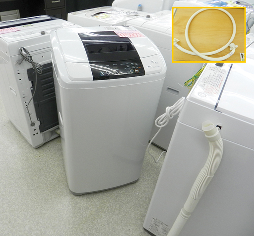Haier 全自動洗濯機 5kg 2015年製 JW-K50K ハイアール ☆ PayPay(ペイペイ)決済可能 ☆ 札幌市 北区 屯田
