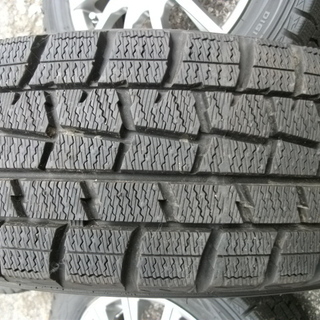 スタッドレスタイヤ155/65/13　2018年製美品　ダンロップウィンターマックス、ホイール付き