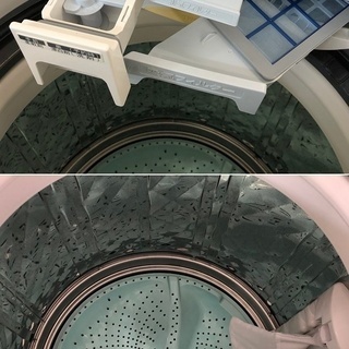 美品【 SHARP 】シャープ 洗濯8.0㎏/乾燥4.5㎏ 洗濯乾燥機 光センサーECOeyes 穴なしサイクロン洗浄 ES-TX840