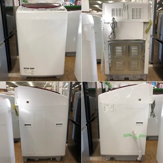 美品【 SHARP 】シャープ 洗濯8.0㎏/乾燥4.5㎏ 洗濯乾燥機 光センサーECOeyes 穴なしサイクロン洗浄 ES-TX840