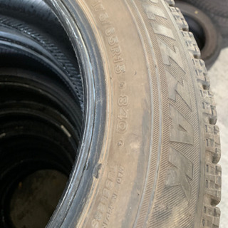 175/65r15 ⭐️ブリヂストン  中古スタッドレスタイヤ 4本 バリ溝 ⑥