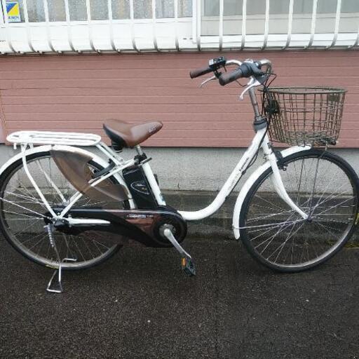 お話し中今日だけ価格！配送無料限定！中古パナソニック電動アシスト自転車リチウムVIVIDXSDホワイト！