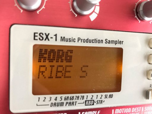 KORG ELECTRIBE SX SD (ESX-1 SD)/コルグ エレクトライブ赤 (生産終了