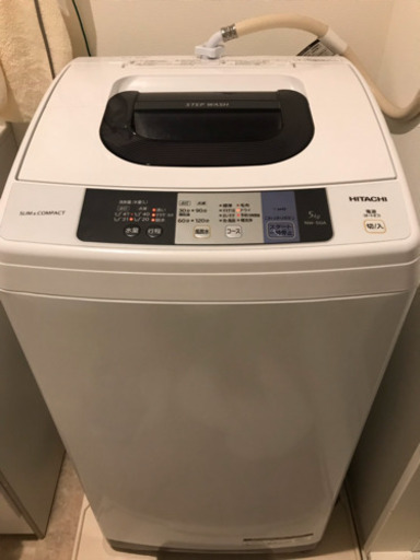 日立 全自動洗濯機5kg 2017年購入