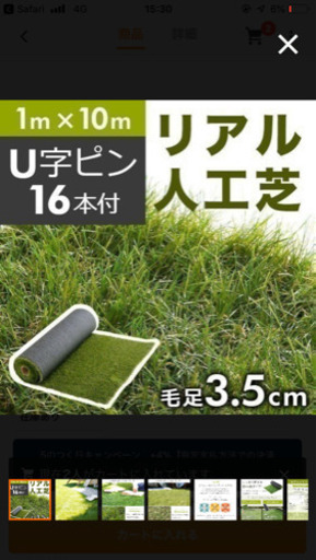 人工芝 10ｍ