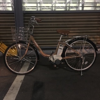 電動自転車　ヤマハ　パス　26インチ ミルクティーブラウン