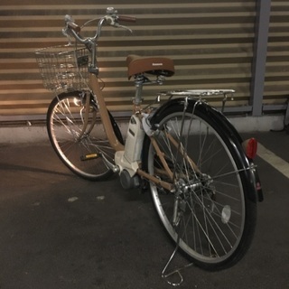 電動自転車　ヤマハ　パス　26インチ ミルクティーブラウン