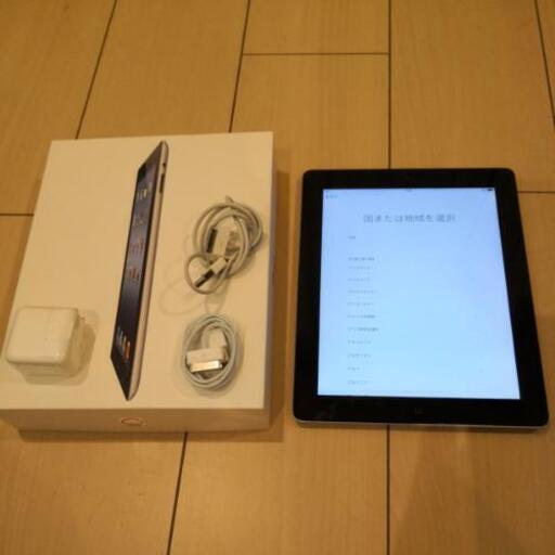 完売！　未使用ケーブルと充電器付き！ iPad iPad3 16GB 16G wifi Wi-Fi モデル ブラック 黒 mc705j/a 第3世代 3世代 apple アップル A1416 シルバー