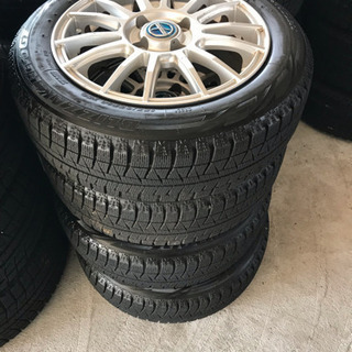 軽自動車用アルミホイール付きスタッドレスタイヤ★155/65/14★Bridgestone Blizak 