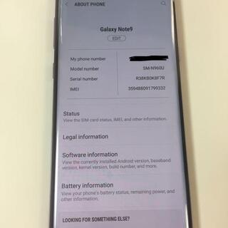 Galaxy Note9 SIM FREE 海外版