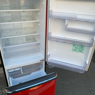 希少モデル 三菱 冷凍冷蔵庫 2-3人用 MR-D30T-R 300L イタリアンレッド 2012年 引き取り限定 川崎区 KK