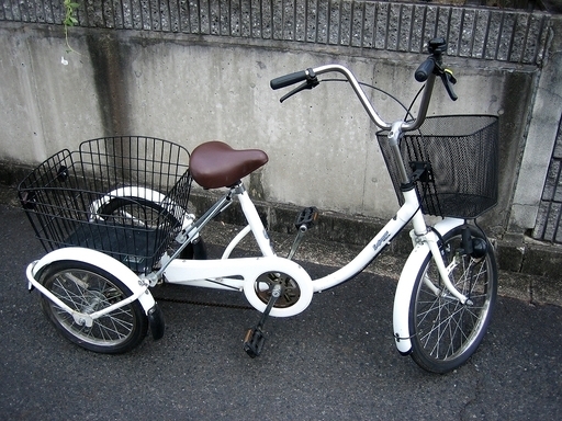 ミムゴ 電動アシスト三輪自転車 前20後16インチ ノーパンクタイヤ 大人