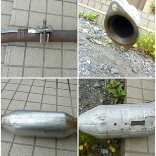マツダ ロードスター NCEC NC2 純正マフラー 中間パイプ センターマフラー HKSに交換の為に取り外しました