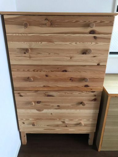 商談成立 Ikea Tarva チェスト引き出し 5 パイン材 きなこ 鹿島田の収納家具 タンス 衣類収納 の中古あげます 譲ります ジモティーで不用品の処分