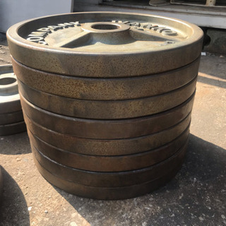 IVANKO イヴァンコ オリンピックプレート バーベルプレート 筋トレ 合計 242.5kg 状態込み