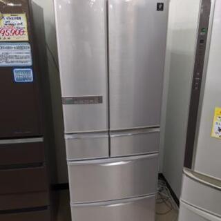【新入荷商品！！】SHARP シャープ 6ドア 冷蔵庫 フレンチドア SJ-XF44W-N 2012年製 440L プラズマクラスター ミスト冷却