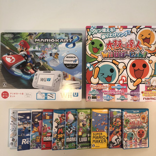 値下げ‼︎】WiiU本体マリオカート8セット+ソフト・周辺アイテム一式