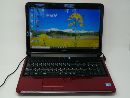 ノートパソコン Fujitsu AH53/C 新品SSD WIN10 64bit(中古)