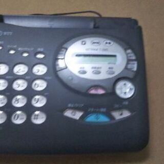 NTT FAX付電話　子機2代　取扱説明書付きます