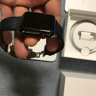 訳あり アップルウォッチ シリーズ3 42ミリステンレスケース セルラー