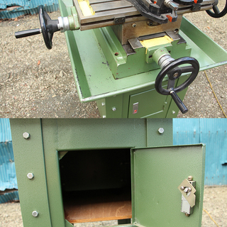 卓上ボール盤兼フライス盤 BELLMEX LC-20A 100/200V 工場 DIY 小型