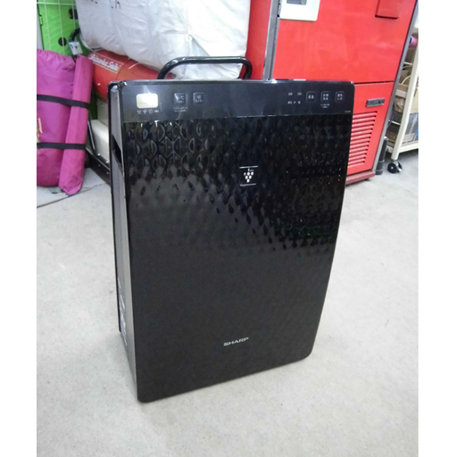札幌 美品 シャープ 空気清浄機 プラズマクラスター付きKC-30T5 2017年製 黒 ブラック