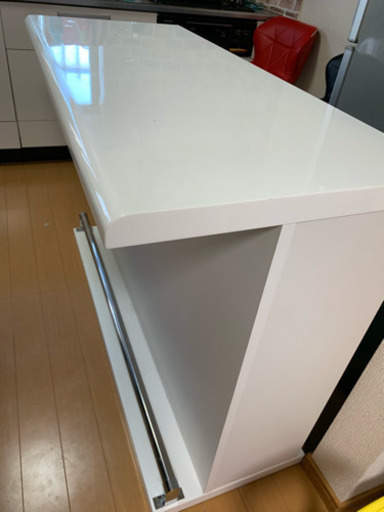 カウンターテーブル 収納付 陣原の収納家具の中古あげます 譲ります ジモティーで不用品の処分