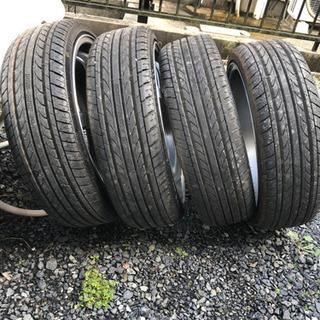 タイヤ、ホイール 値下げ❗️5ZIGENホイール17インチ、165/40-17バリ溝