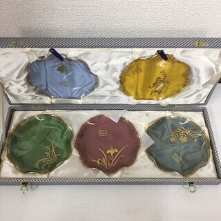 レインボーコレクショングラス 銘々皿 セット 川村硝子工芸 贈答品