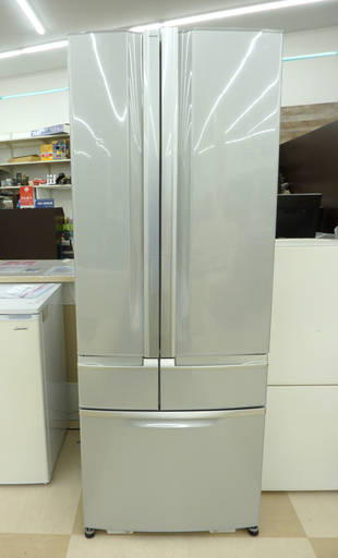 札幌市/清田区 東芝/TOSHIBA ノンフロン冷凍冷蔵庫 鮮度名人 GR-C51R(S) シルバー 5ドア 511L 11年製 フレンチドア 動作品