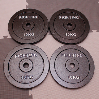 バーベル＆ダンベル兼用 プレート10kg × 4枚 合計40kg