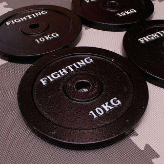 バーベル＆ダンベル兼用　プレート10kg × 4枚 合計40kg