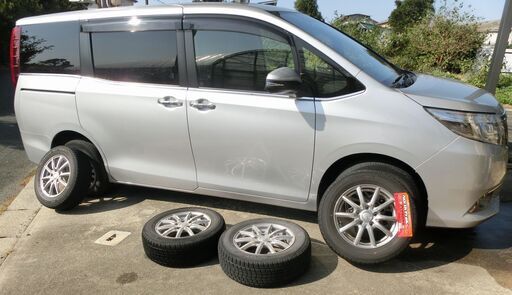 エスクァイア ノア ヴォクシー用 中古アルミホイール付スタッドレスタイヤ 195 65ｒ 15 オートバックス製 North ｔrek ｎ2 Touch 二川のタイヤ ホイールの中古あげます 譲ります ジモティーで不用品の処分