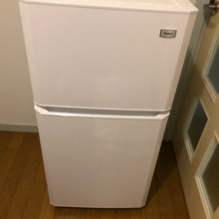Haier 2014年式冷蔵庫 あげます。無料 冷凍33L冷蔵73L 