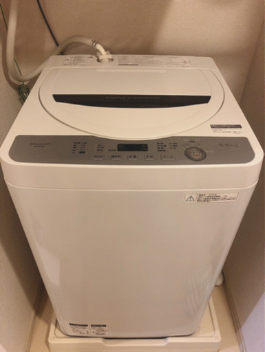 SHARP 洗濯機 2018年製